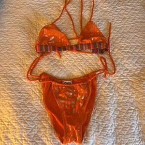 D&G Bright Orange Beachwear